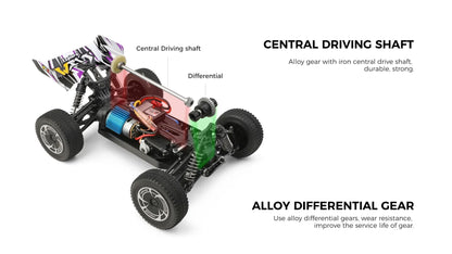 1:14 scale 4WD RC Dune Buggy with LED Remote Control. 75, 60 and 35Km/H options available