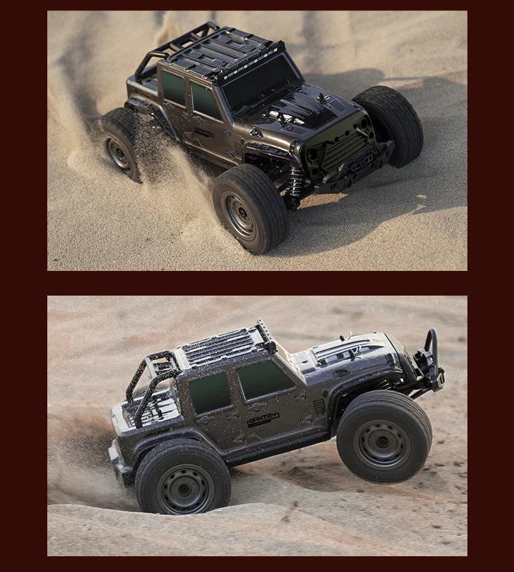 1:16 scale 4WD RC Monster Truck with LED Remote Control. 75KM/H or 50KM/H options