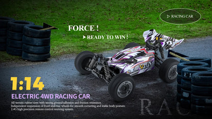 1:14 scale 4WD RC Dune Buggy with LED Remote Control. 75, 60 and 35Km/H options available