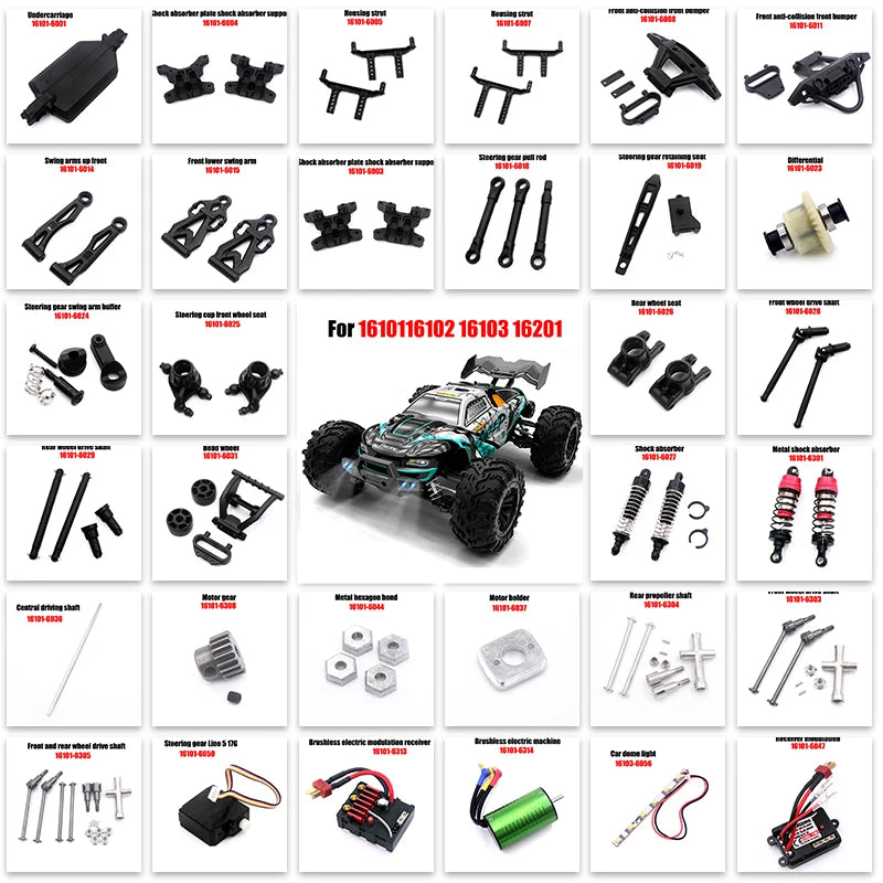 Spare parts for our RC truck and car range